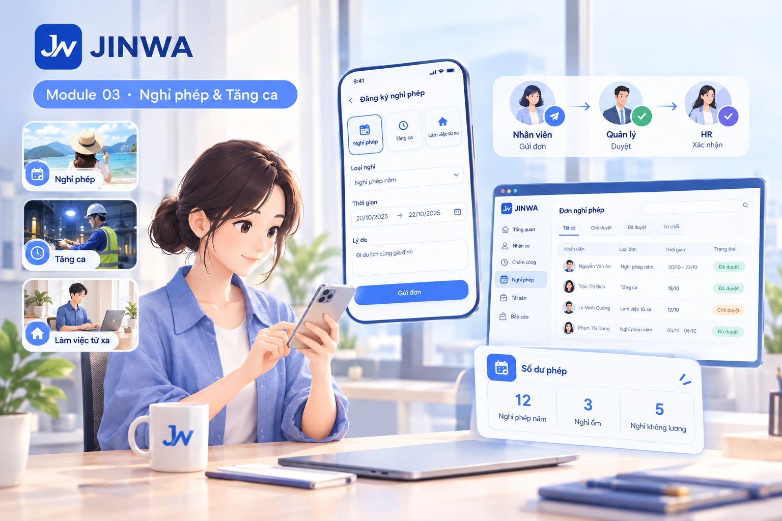 Nghỉ phép & Tăng ca